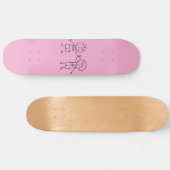 Hohe Fünf-mal-Bump-Peace-Brüderlichkeit Skateboard (Horizontal)