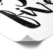 Hohe Fünf Poster (Ecke)