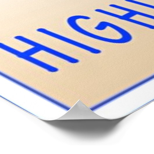 Hohe Fünf Poster (Ecke)