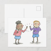 Hohe Fünf Postkarte (Vorne/Hinten)