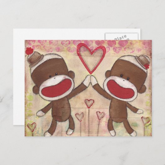 Hohe fünf Postkarten (Vorne/Hinten)