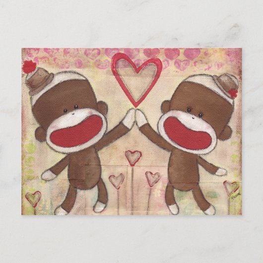 Hohe fünf Postkarten (Vorderseite)