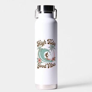 Hohe Gezeiten, gute Wellen - Surfen im Meer Abente Trinkflasche