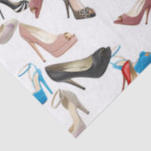 Hohe Heels-Schuhe Seidenpapier (Ausschnitt)