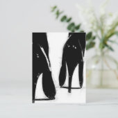 Hohe Heulen von hinten Postkarte (Stehend Vorderseite)