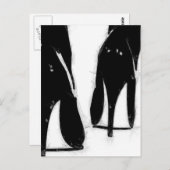 Hohe Heulen von hinten Postkarte (Vorne/Hinten)