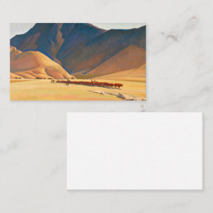 Hohe Hügel von Tehachapi, 1936 von Maynard Dixon Visitenkarte