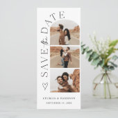Hohe Kalender-Save-the-Date-Foto-Karte Save The Date (Stehend Vorderseite)