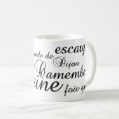 Hohe Küche ~ Typografie Kaffeetasse (VorderseiteRechts)