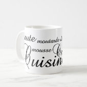 Hohe Küche ~ Typografie Kaffeetasse (Vorderseite Links)