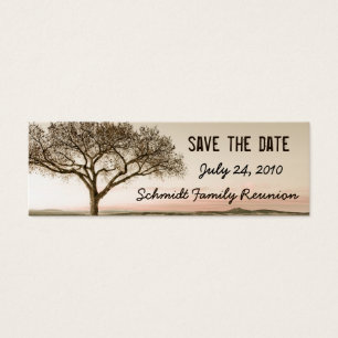 Hohe Land-Save the Date Lesezeichen-Karte