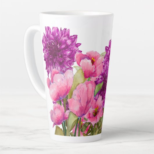 Hohe Latte Tasse (Linke Ecke)