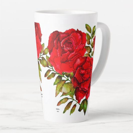 Hohe Latte Tasse (Rechte Ecke)