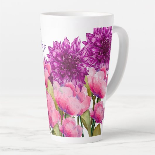 Hohe Latte Tasse (Rechte Ecke)