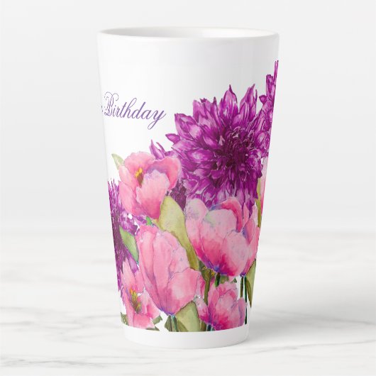 Hohe Latte Tasse (Vorderseite)