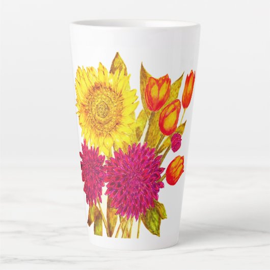 Hohe Latte Tasse (Vorderseite)