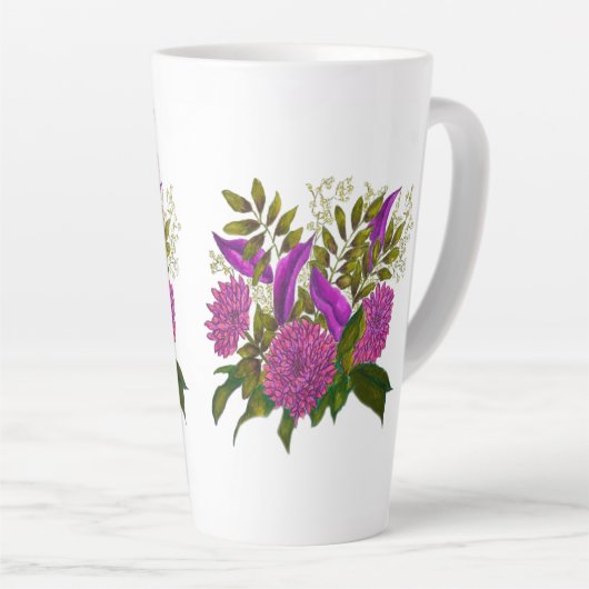 Hohe Latte Tasse (Rechte Ecke)