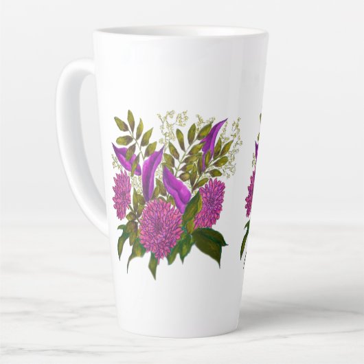 Hohe Latte Tasse (Linke Ecke)