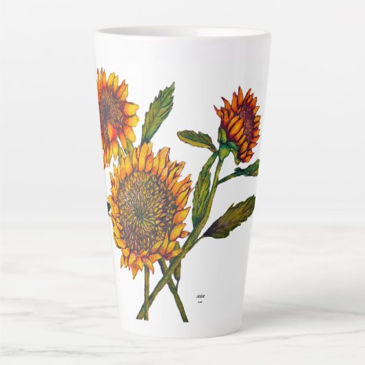 Hohe Latte Tasse (Vorderseite)