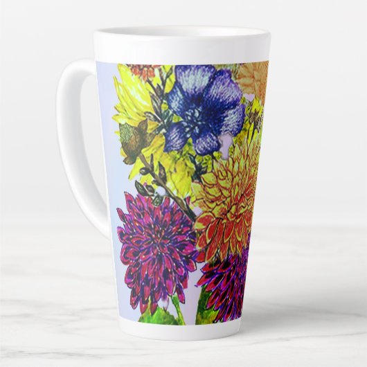 Hohe Latte Tasse (Linke Ecke)