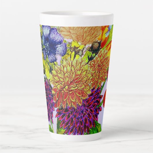 Hohe Latte Tasse (Vorderseite)