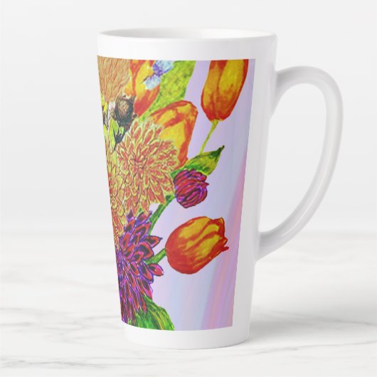 Hohe Latte Tasse (Rechts)