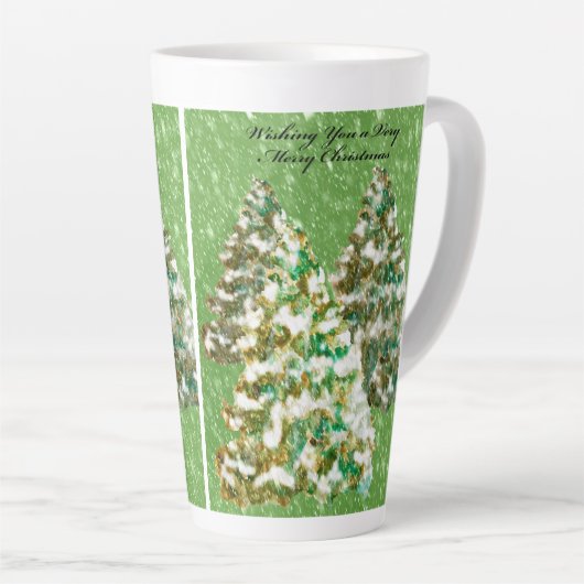 Hohe Latte Tasse (Rechte Ecke)