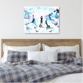 Höhe Leinwanddruck (Insitu (Schlafzimmer))