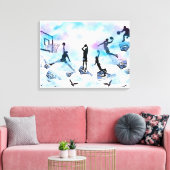 Höhe Leinwanddruck (Insitu (Wohnzimmer))