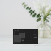 Hohe Leistungs-Visitenkarte Visitenkarte (Stehend Vorderseite)