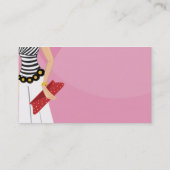 Hohe Mode-Butike-Geschäfts-Karte doppelseitig Visitenkarte (Rückseite)