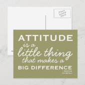 Höhe - Motivierend Postkarte (Vorne/Hinten)