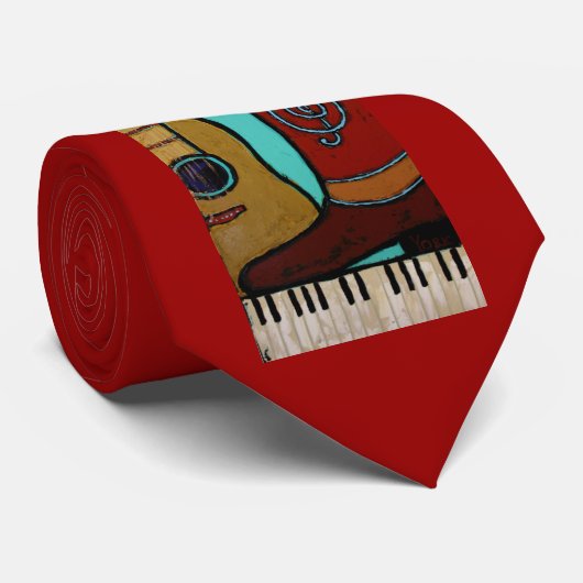 hohe Musikstadt-Krawatte Krawatte (Gerollt)