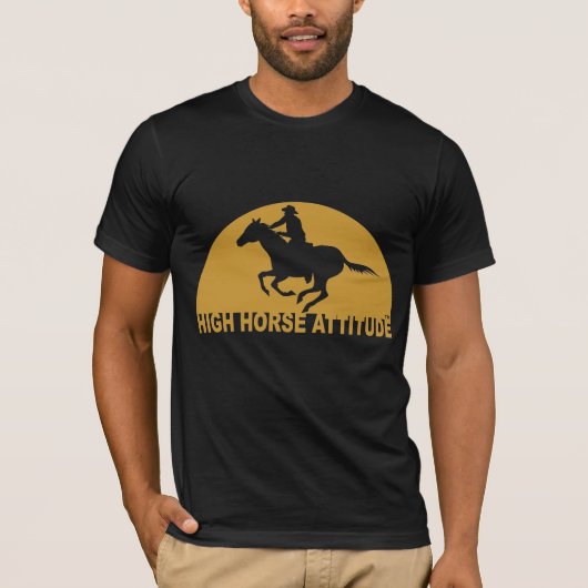 HOHE PFERDEhaltung T-Shirt (Vorderseite)