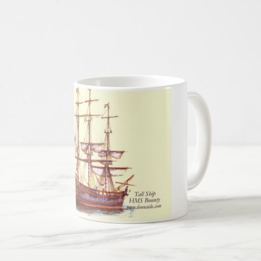 Hohe Prämien-heiße Tasse des Schiffs-HMS (VorderseiteRechts)