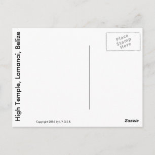 Hohe Pyramide, Lamanai, Belize Postcard Postkarte