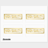 Hohe Qualität Rechteckiger Aufkleber (Blatt)