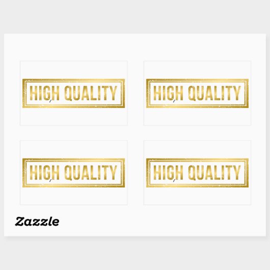 Hohe Qualität Rechteckiger Aufkleber (Blatt)