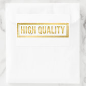 Hohe Qualität Rechteckiger Aufkleber (Tasche)