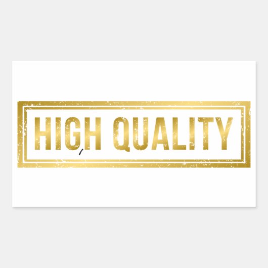 Hohe Qualität Rechteckiger Aufkleber (Vorderseite)