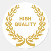 Hohe Qualität Runder Aufkleber (Vorderseite)