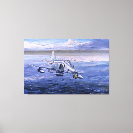 Hohe Rollen über Kuwait von Rick Herter Print Leinwanddruck (Vorderseite)