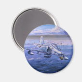 Hohe Roller über Kuwait von Rick Herter Magnet (Vorderseite/Rückseite)
