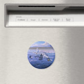 Hohe Roller über Kuwait von Rick Herter Magnet (In Situ (Geschirrspüler))