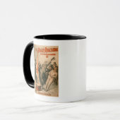 Hohe RollerDunking-Frau in Bierposter Tasse (Vorderseite Links)