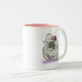 Hohe Sau-ciety Tasse - Rosa (VorderseiteRechts)