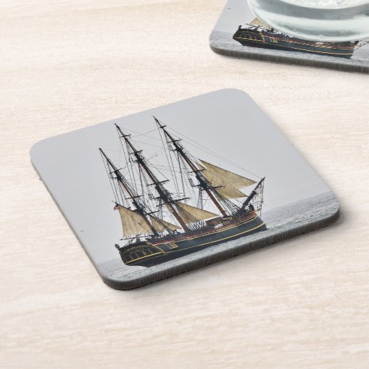 Hohe Schiffs-Untersetzer Getränkeuntersetzer (Linke Seite)