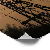 Hohe Spannung Poster (Ecke)