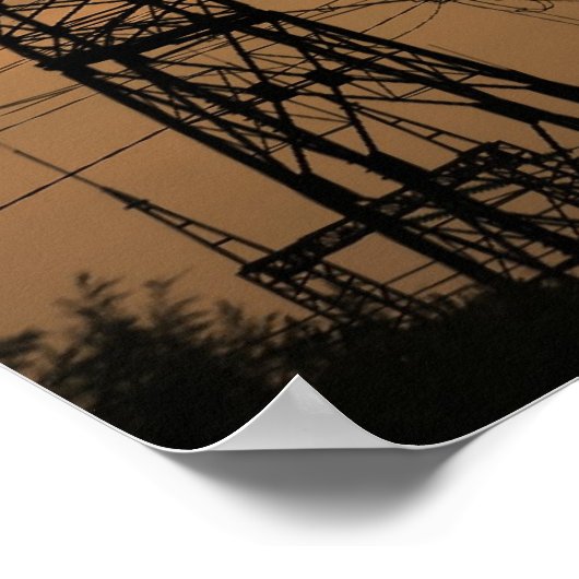 Hohe Spannung Poster (Ecke)