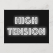 Hohe Spannung Postkarte (Vorderseite)